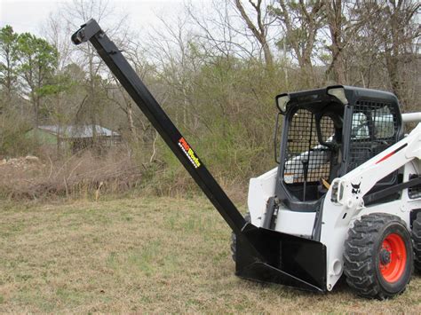 skid steer boom pole for sale|skid steer quick attach boom pole.